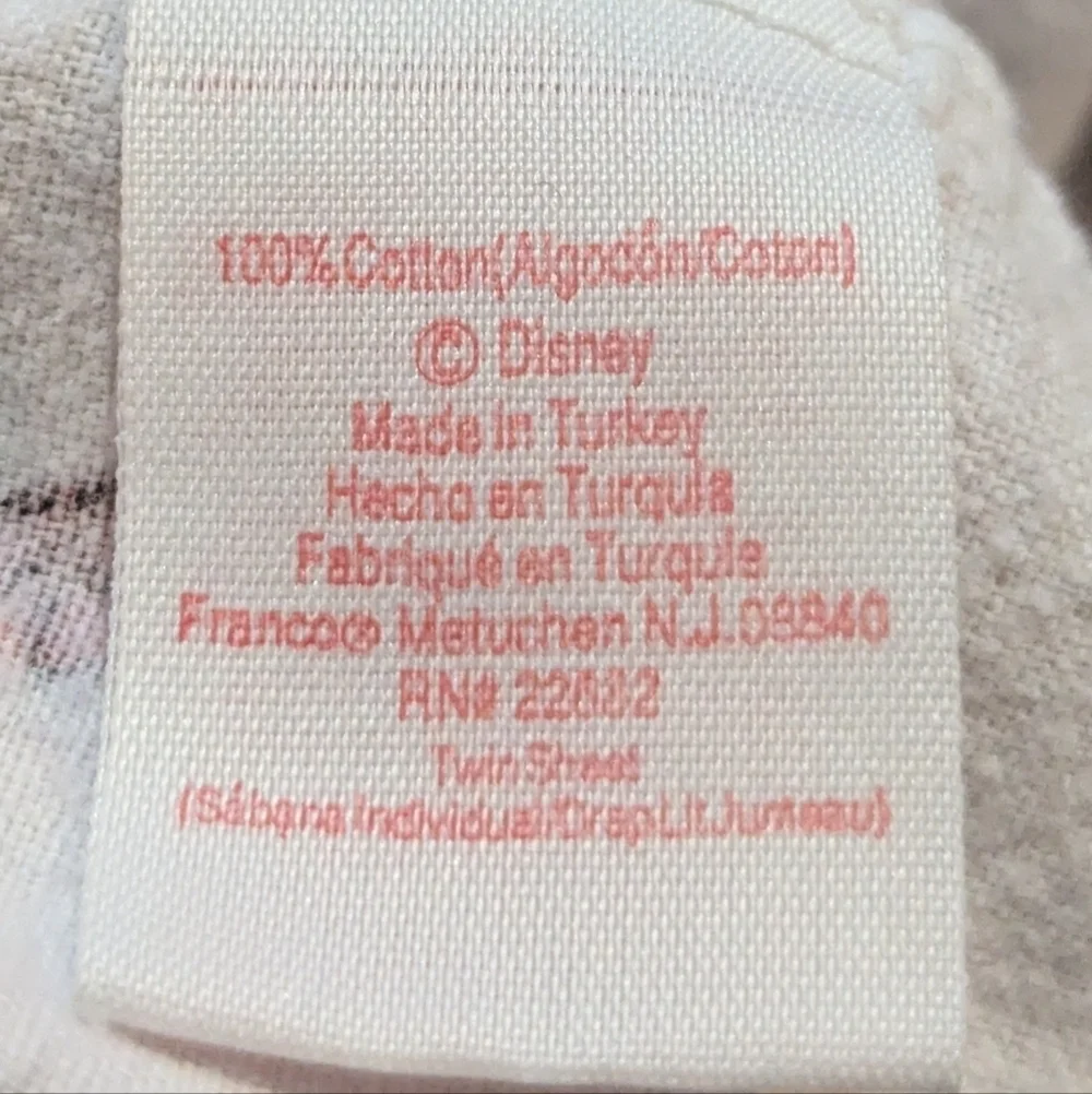 Vintage Disney Winnie The Pooh Twin Fitted Sheet Cotton Flannel Piglet Kites